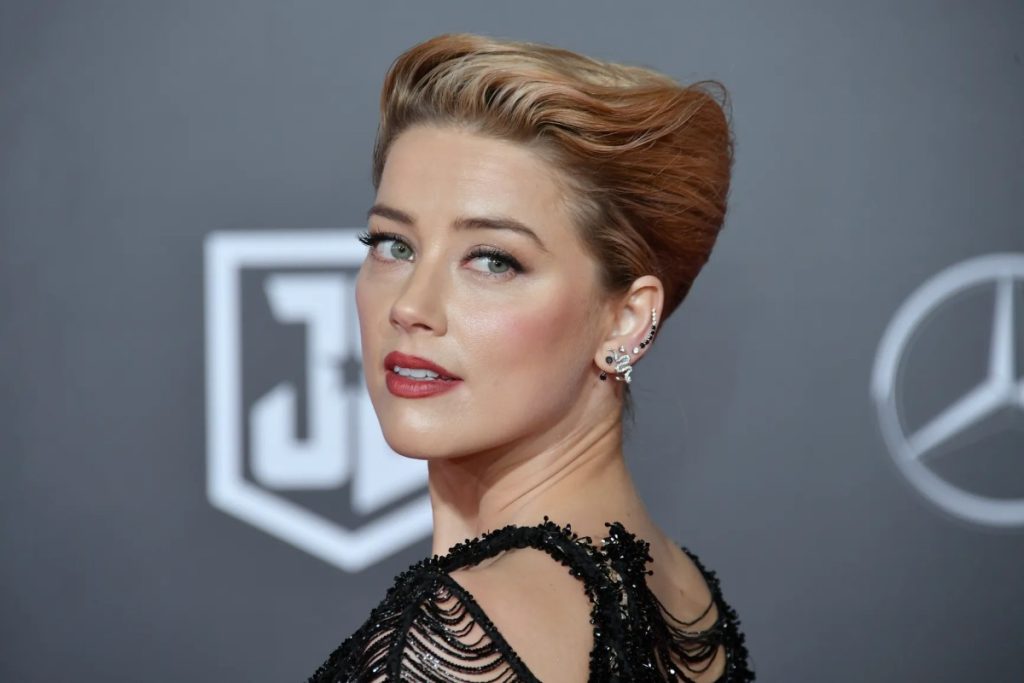 Amber Heard’s baby bombshell Twins are here!