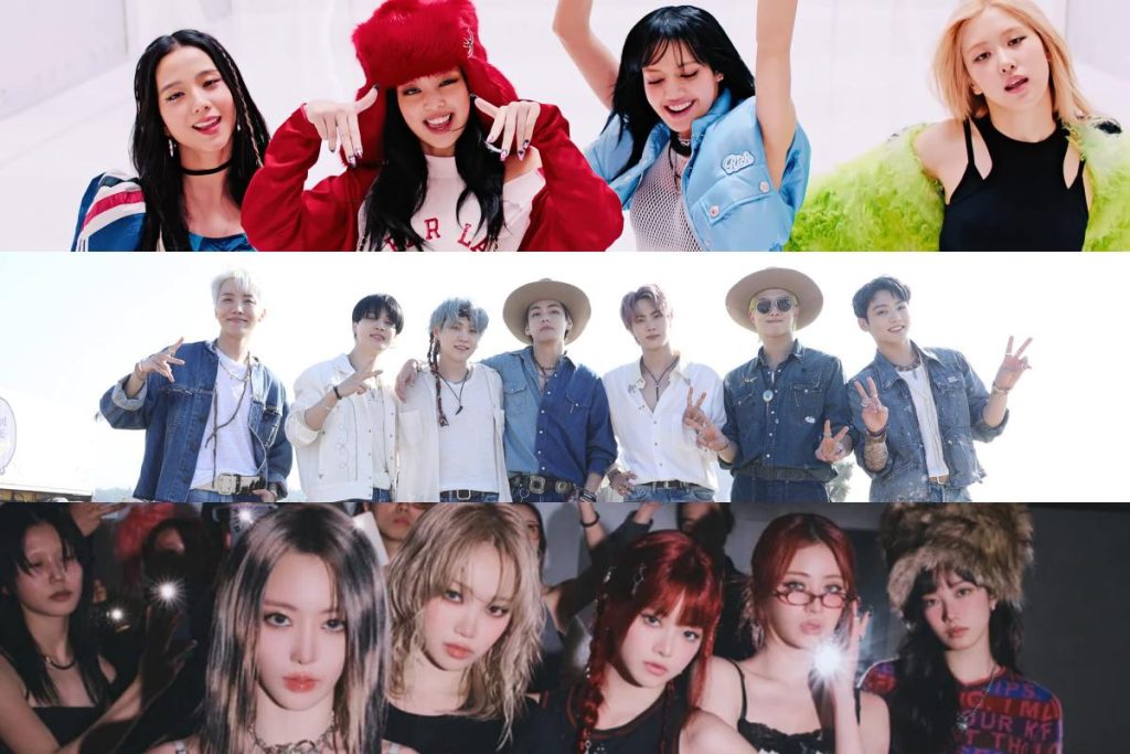 Top 10 Spotify royalty the BLACKPINK girls, BTS and LE SSERAFIM have the most monthly listeners in 2025