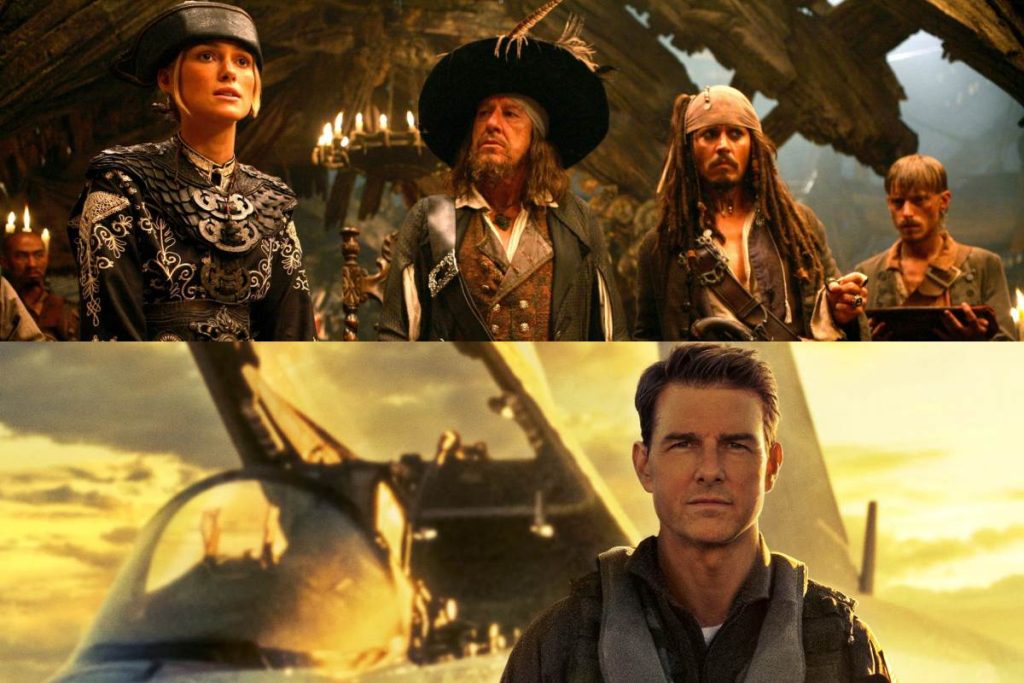 Top 5 Movies that have ruled Memorial Day weekend, with Pirates of the Caribbean, Top Gun Maverick, and more