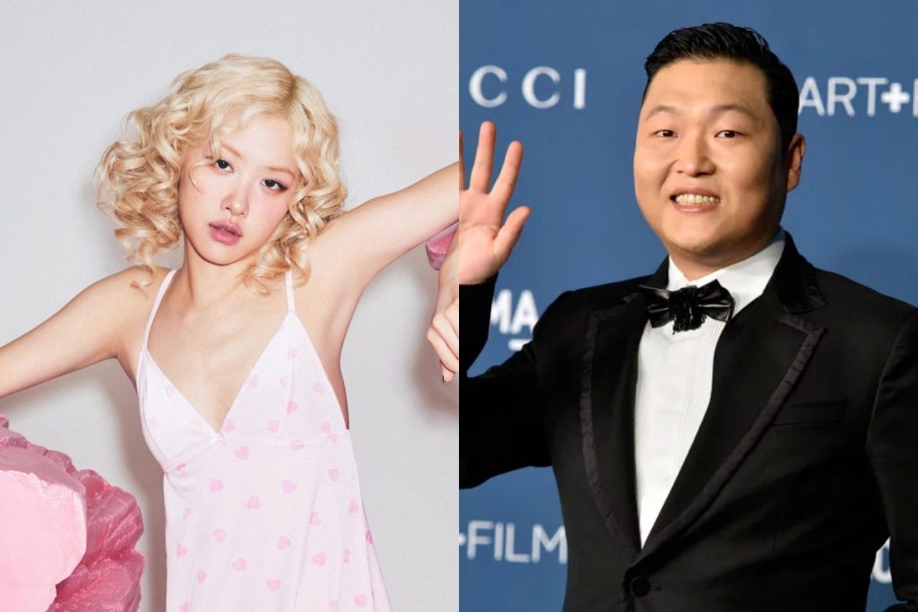 BLACKPINK's Rosé sings APT with PSY