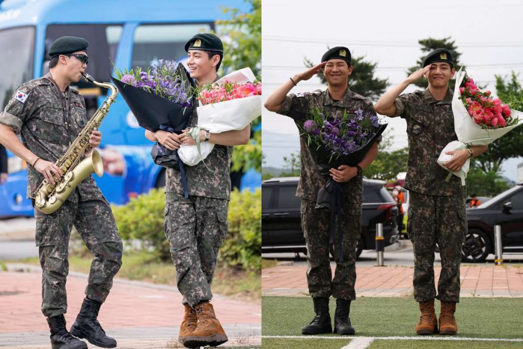 BTS’ RM and V officially discharged from the military “We’re coming back stronger”