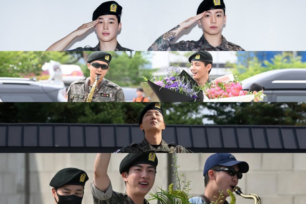BTS military rankings Who did what while serving and slaying