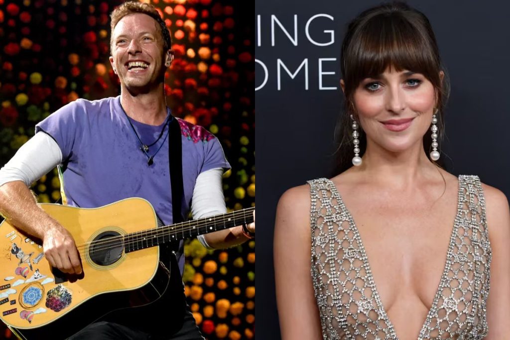 Coldplay’s Chris Martin shouts out her long-time ex-girlfriend Dakota Johnson