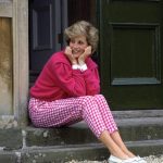 Princess Diana sitting down