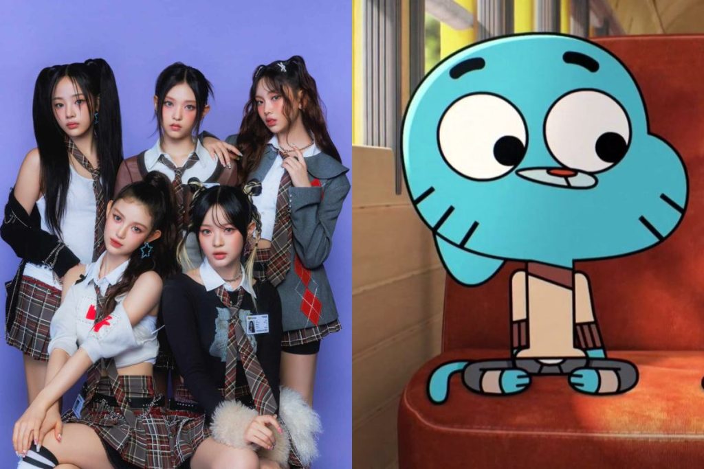 Gumball dances to NewJeans