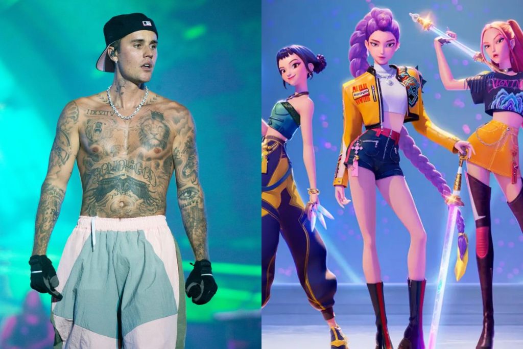 Justin Bieber and KPop Demon Hunters top 10