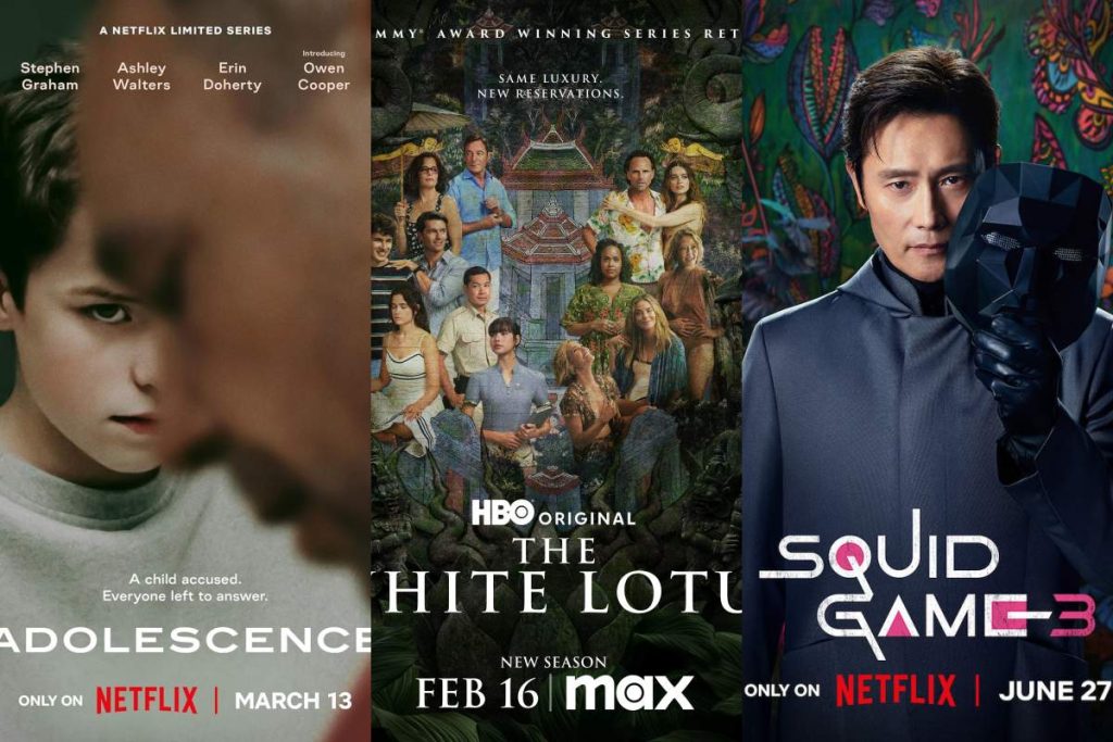 Top 5 best TV shows of 2025 (so far) Netflix's Squid Game, Adolescence, HBO's White Lotus, and more