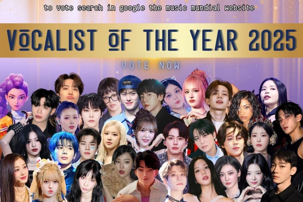 Vocalist of the year 2025 Vote now for the Kpop idol with the best vocals