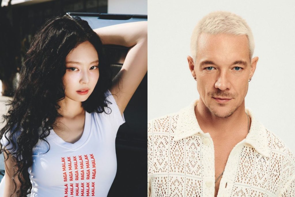 Jennie in Ibiza with Diplo