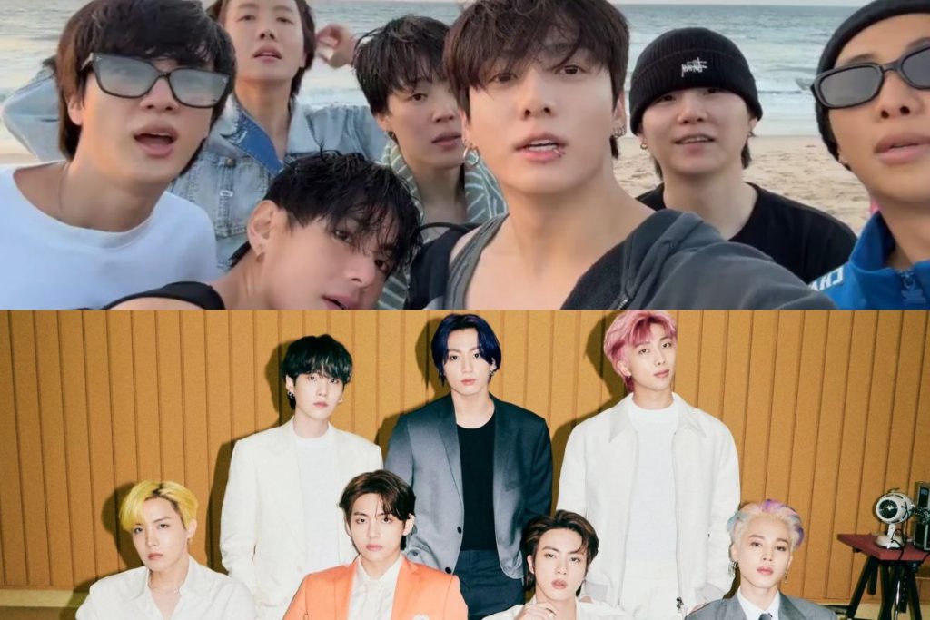 BTS shakes up the Internet with beach reunion featuring all seven members BTS beah reunion in Los Angeles