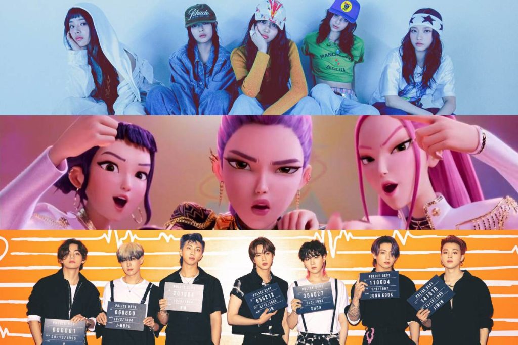 KPop Demon Hunters HUNTR/X beats BTS and NewJeans