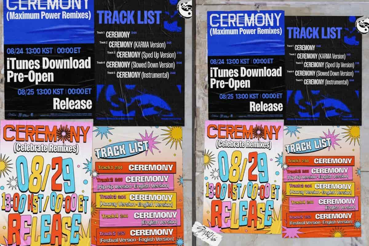 The boys will release celebration versions for each remixes