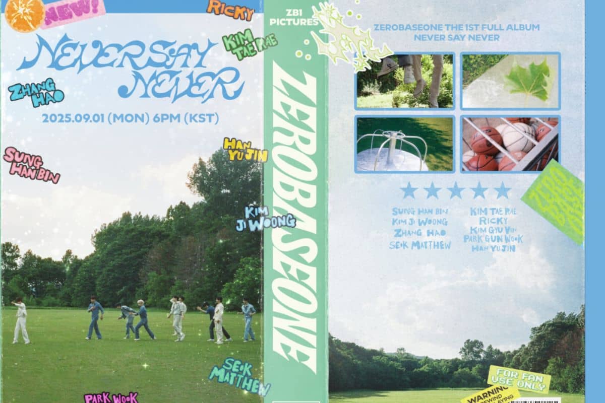 The new poster for never say never features the members name but not release date