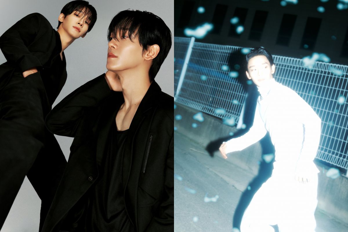 The ethereal light and the darker room makes EXO's Chen a dual idol 