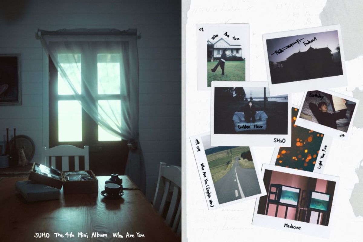 EXO's Suho shares new polaroid for upcoming album, “Who Are You” Suho looks amazing in front of a house in new concept photos