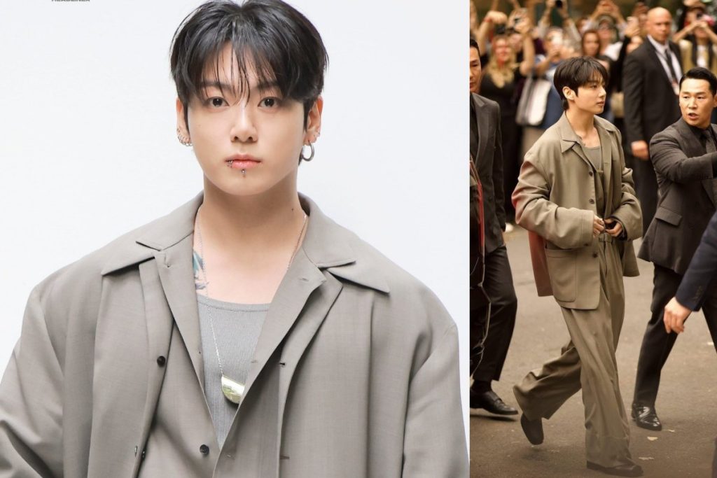 Jungkook of BTS Calvin Klein show