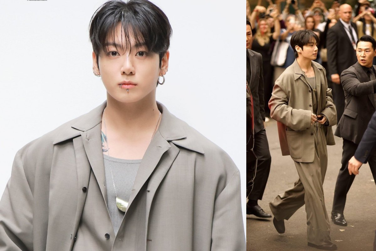 Jungkook of BTS Calvin Klein show