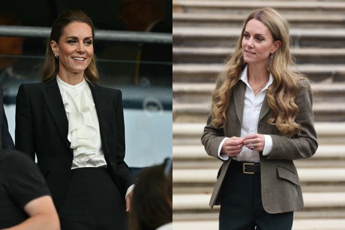 Kate MIddleton blonde vs brunette