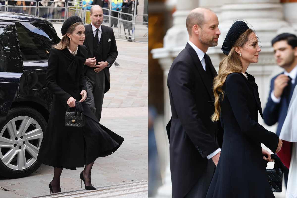Princess Kate Middleton shows her royal pearl power at the Duchess of Kent’s historic funeral