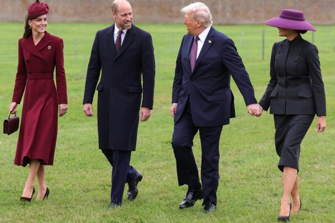 Princess Kate Middleton and Prince William host a secret meeting for Donald Trump and his wife