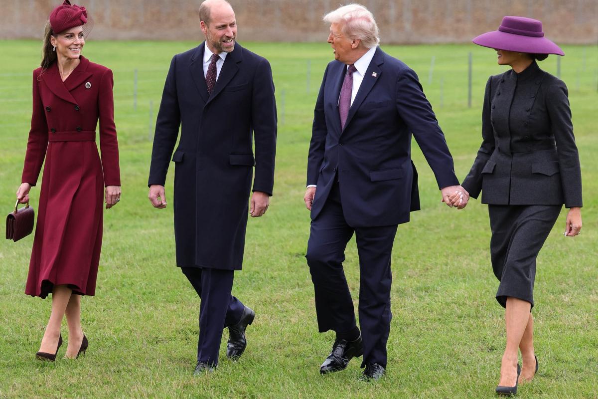 Princess Kate Middleton and Prince William host a secret meeting for Donald Trump and his wife