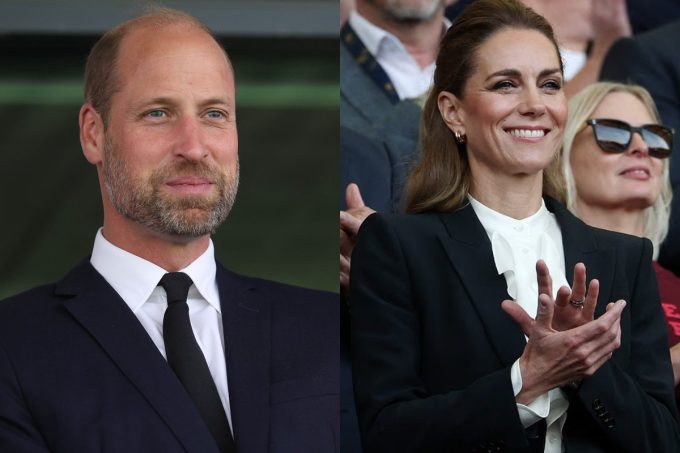 Kate Middleton and Prince William Women's Rugby World Cup