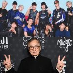 SEVENTEEN received Jackie Chan as a surprise guest at a recent concert