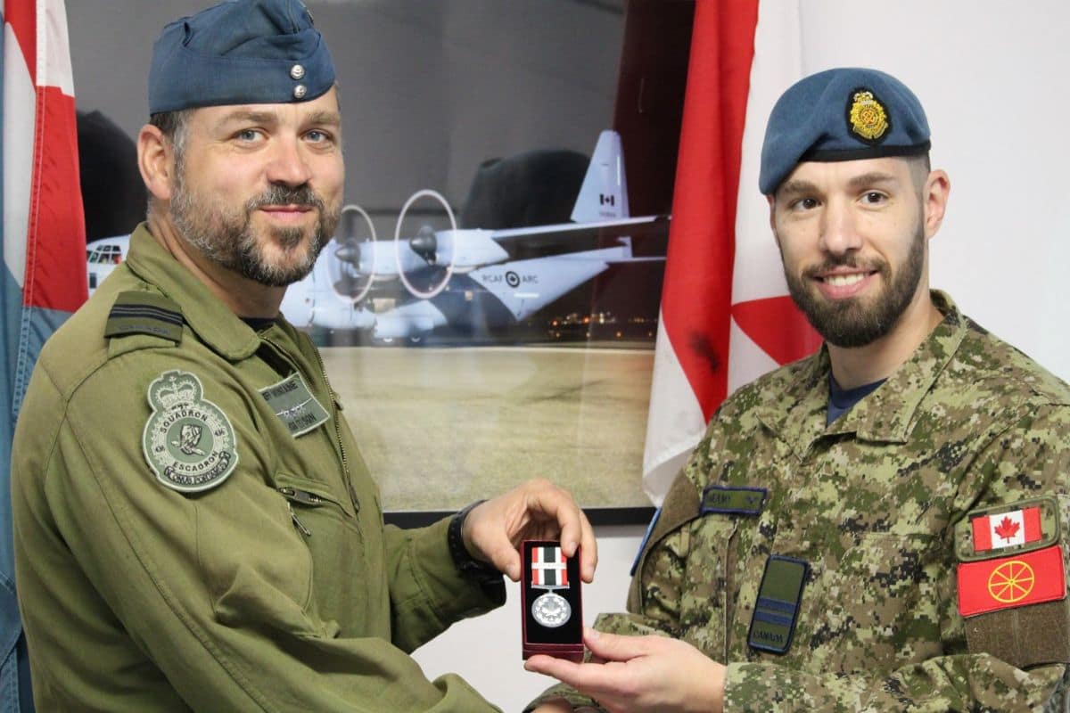 The Special Service Medal was updated for King Charles III’s Reign The medal was granted to Captain Andrew Cameron