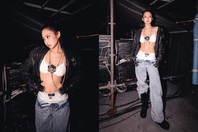 BLACKPINK’s Jennie sets the internet on fire with a vintage Chanel lingerie look