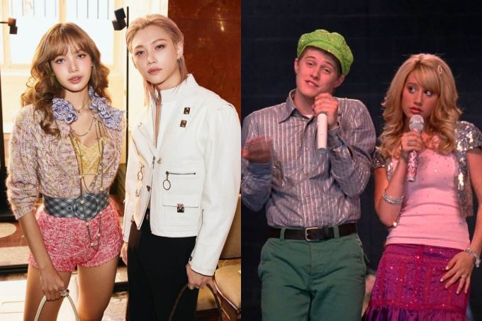 BLACKPINK’s Lisa and Felix of Stray Kids capture looks with their Sharpay and Ryan vibes