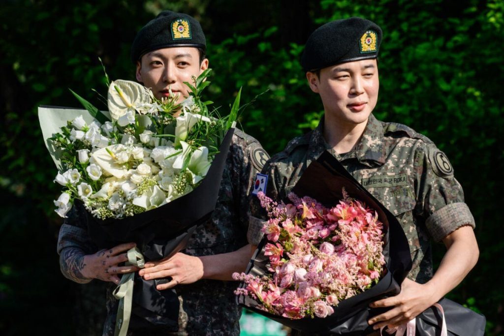 BTS Jimin tells fans a story about his time in the military with Jungkook