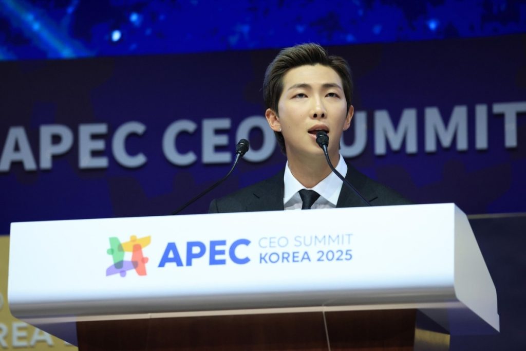 BTS’ RM marks a history moment for K-Pop as he speaks to world leaders at the APEC Summit