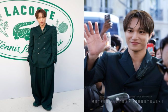 EXO’s Kai stole the show at Lacoste’s Paris Fashion Week