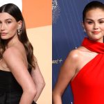 Hailey Bieber opens up about rumors of a beef with Selena Gomez in a recent interview