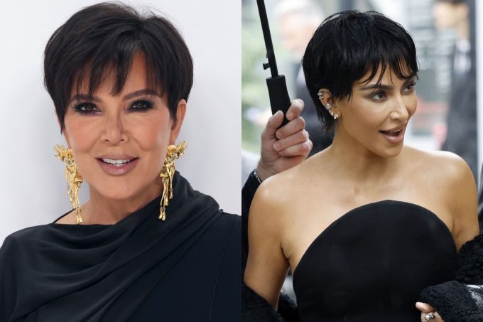 Kim Kardashian channels Kris vibes with a fierce pixie cut in Paris