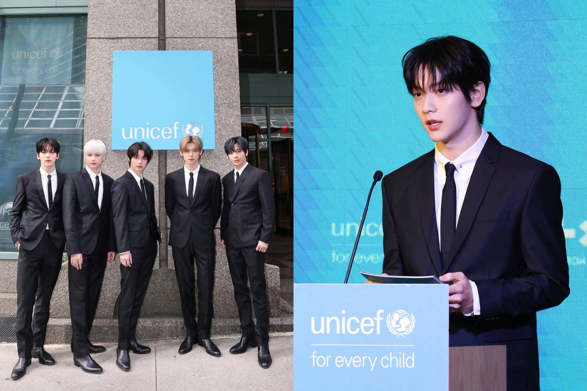TXT teams up with UNICEF for youth mental health, featuring a speech by member Soobin