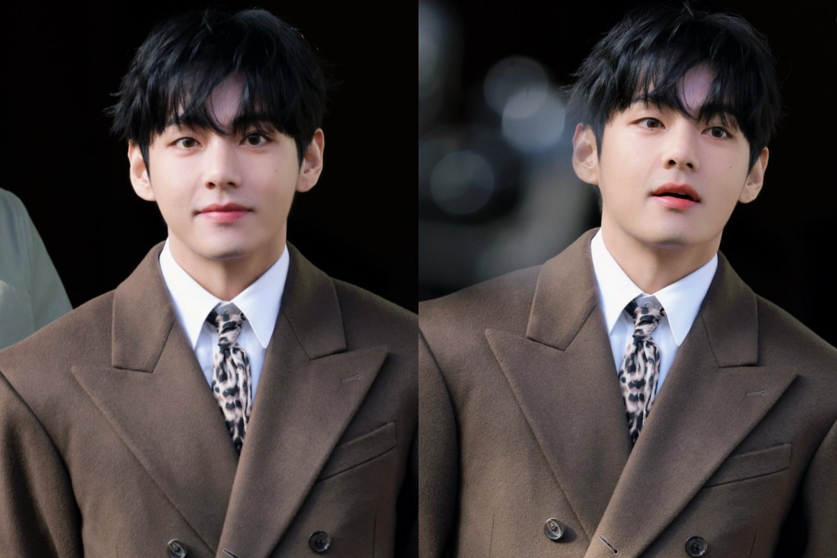 V of BTS turns Paris into his runway with a flawless look