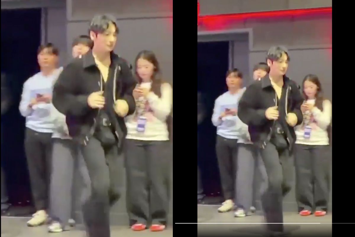 BTS' Jungkook accidentally shows his bulge while running and goes viral for its size