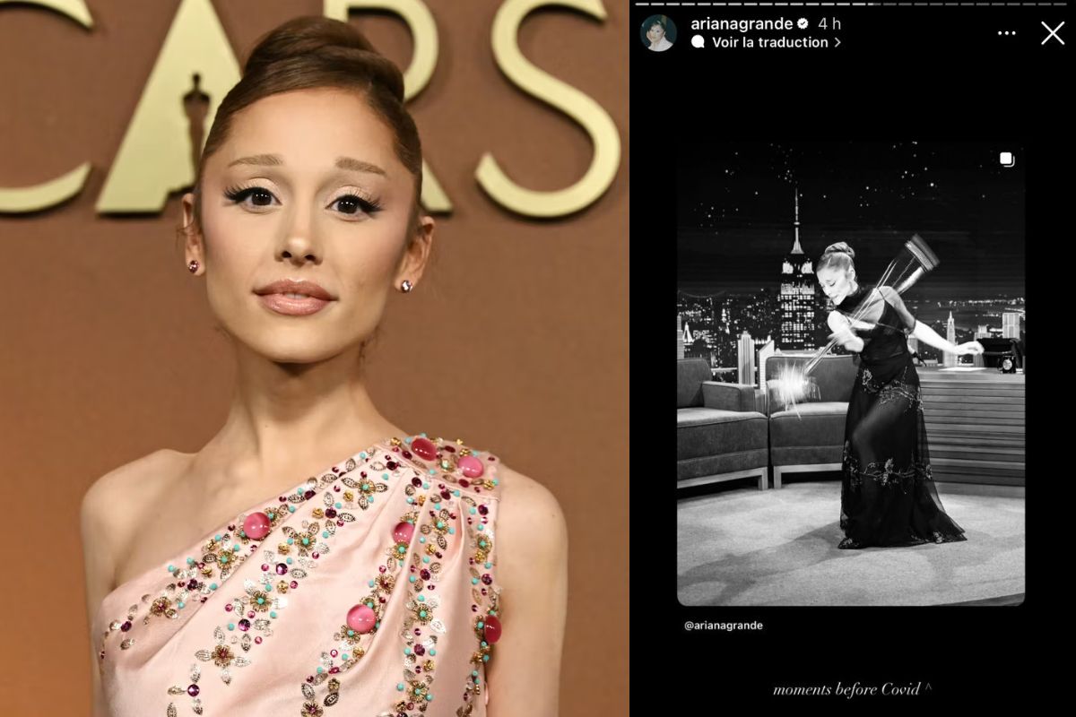 Ariana Grande revealed she tested positive for COVID