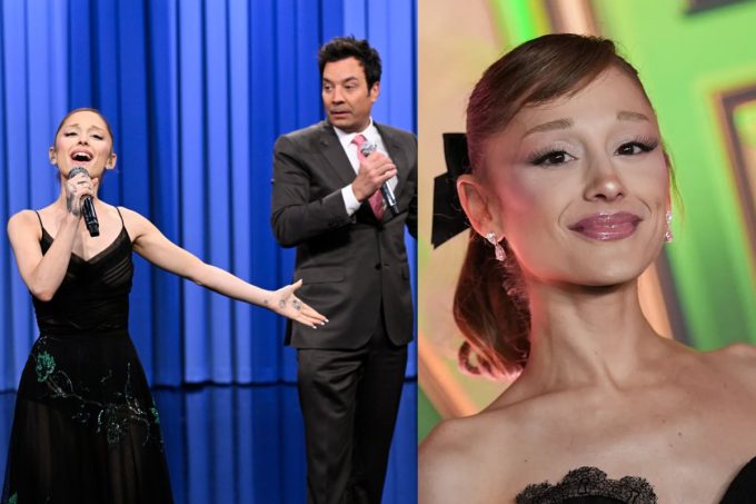Ariana Grande shows off her unstoppable vocals on The Tonight Show with Jimmy Fallon, singing hits by BLACKPINK’s Rosé, Lady Gaga, and more