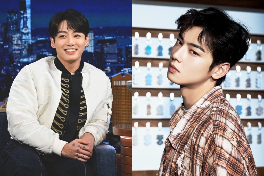 BTS Jungkook and Cha Eunwoo make the “Saturday Preacher” challenge