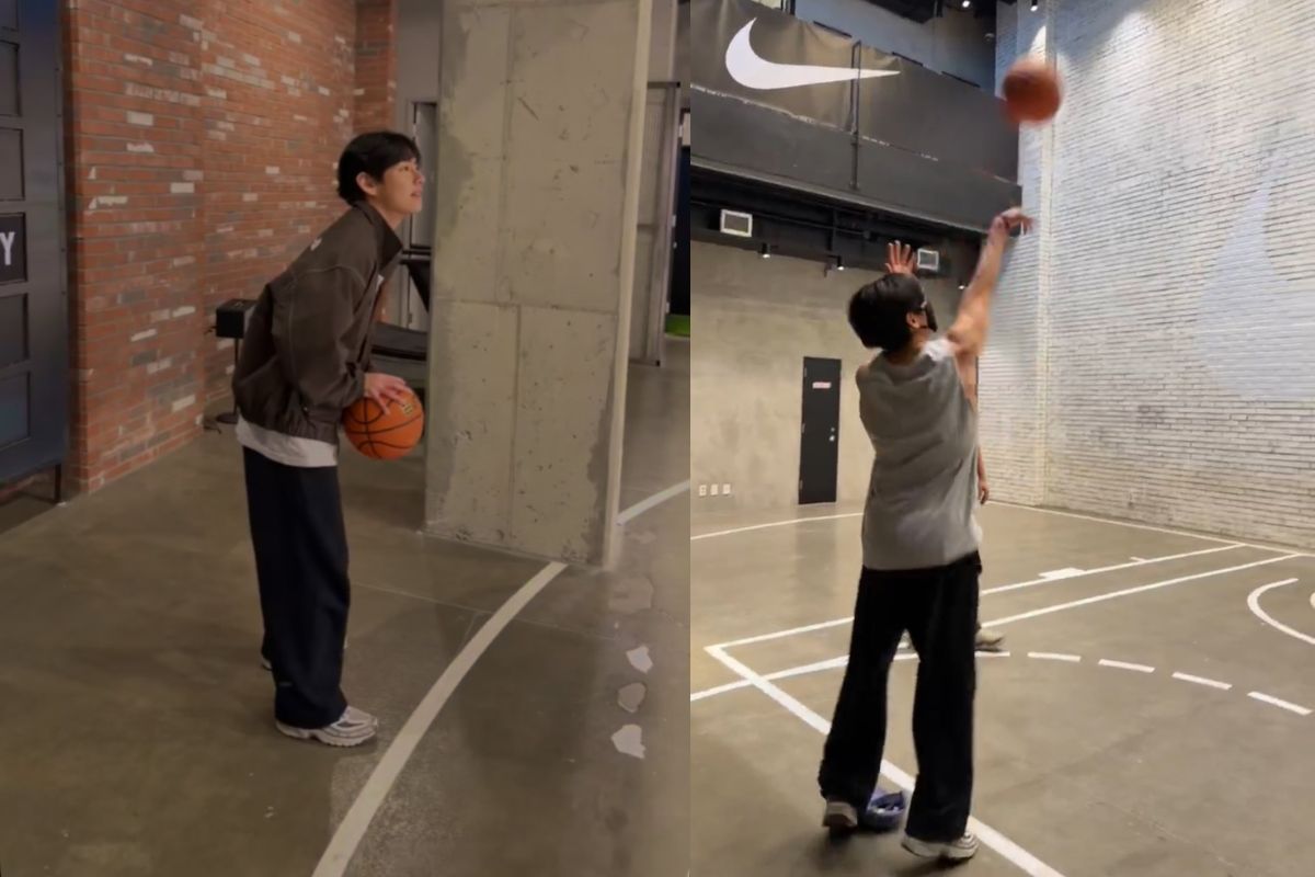 BTS' V impresses with his athletic skills in a recent live stream BTS' V impresses with his athletic skills in a recent live stream