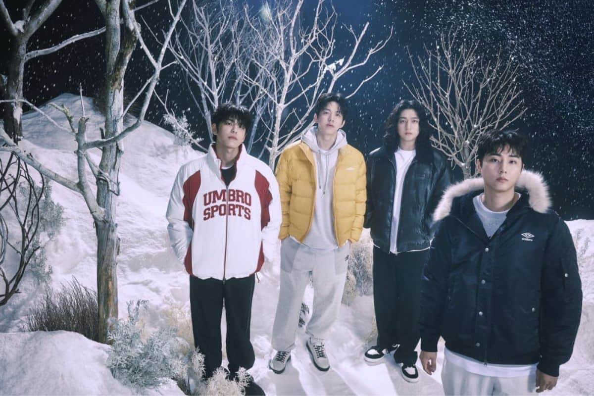 Day6 is promoting their new winter collection 