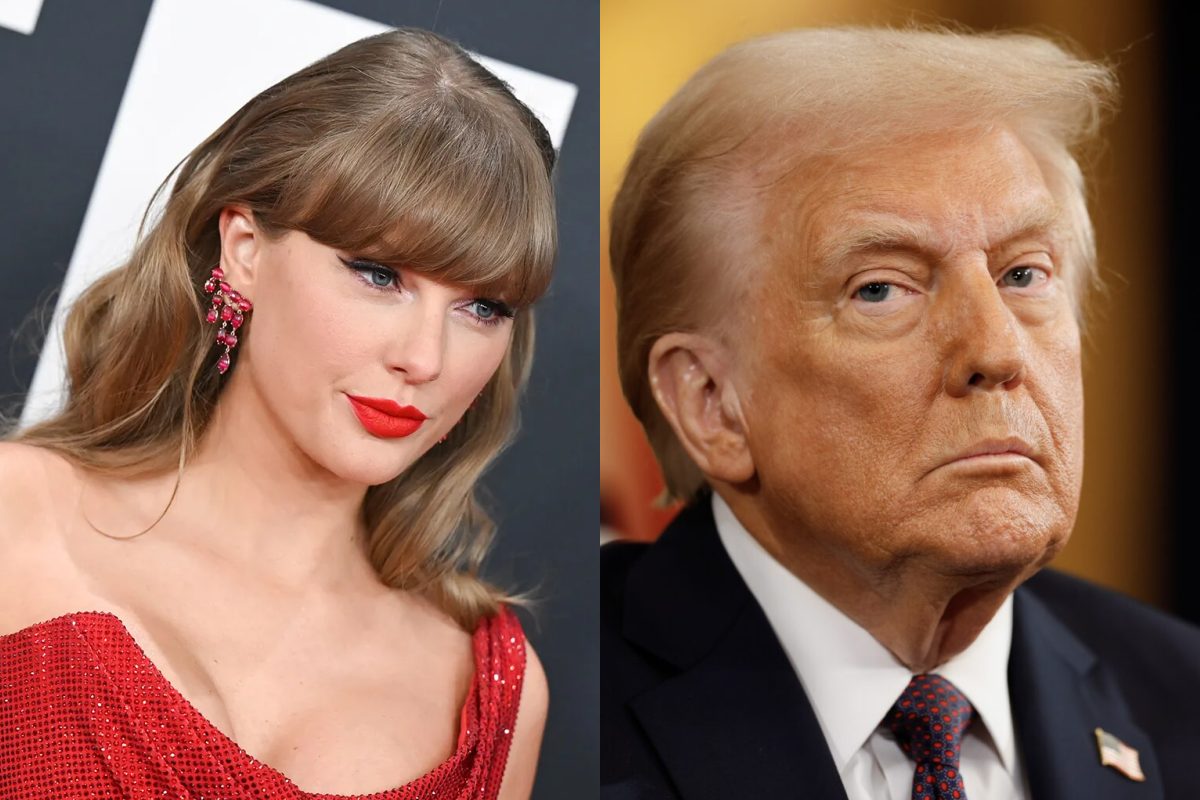 Donald Trump from “I hate Taylor Swift” to “OUR VIBES”