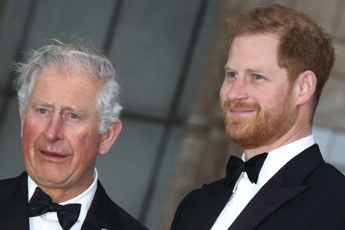 The king might not be healing as good as Prince Harry in their royal rift 