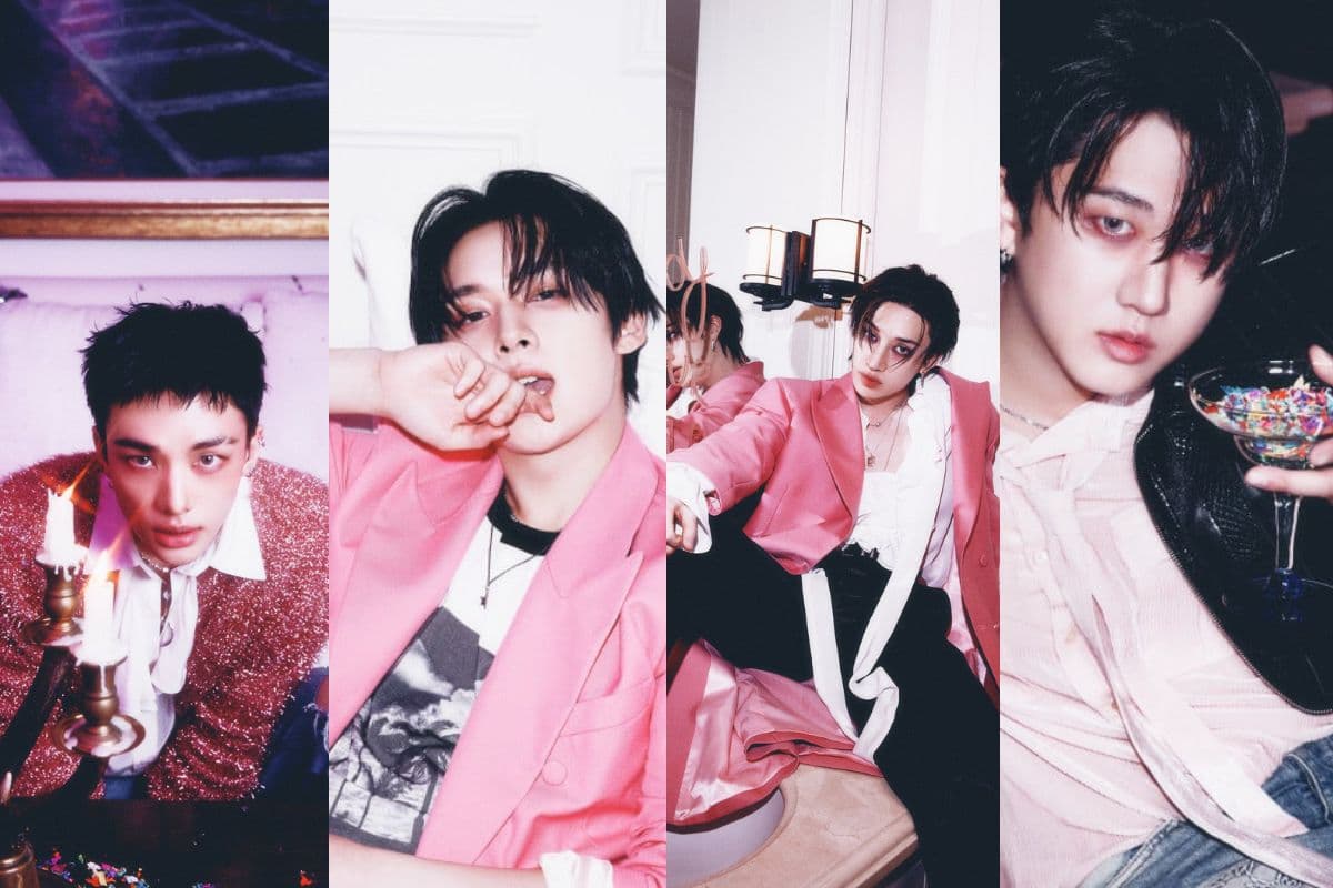 Stray Kids’ Lee Know, Changbin, Hyunjin, and Bang Chan are featured in a new “DO IT” teaser image The vampire concept looks amazing on Stray Kids' members for the DO IT album