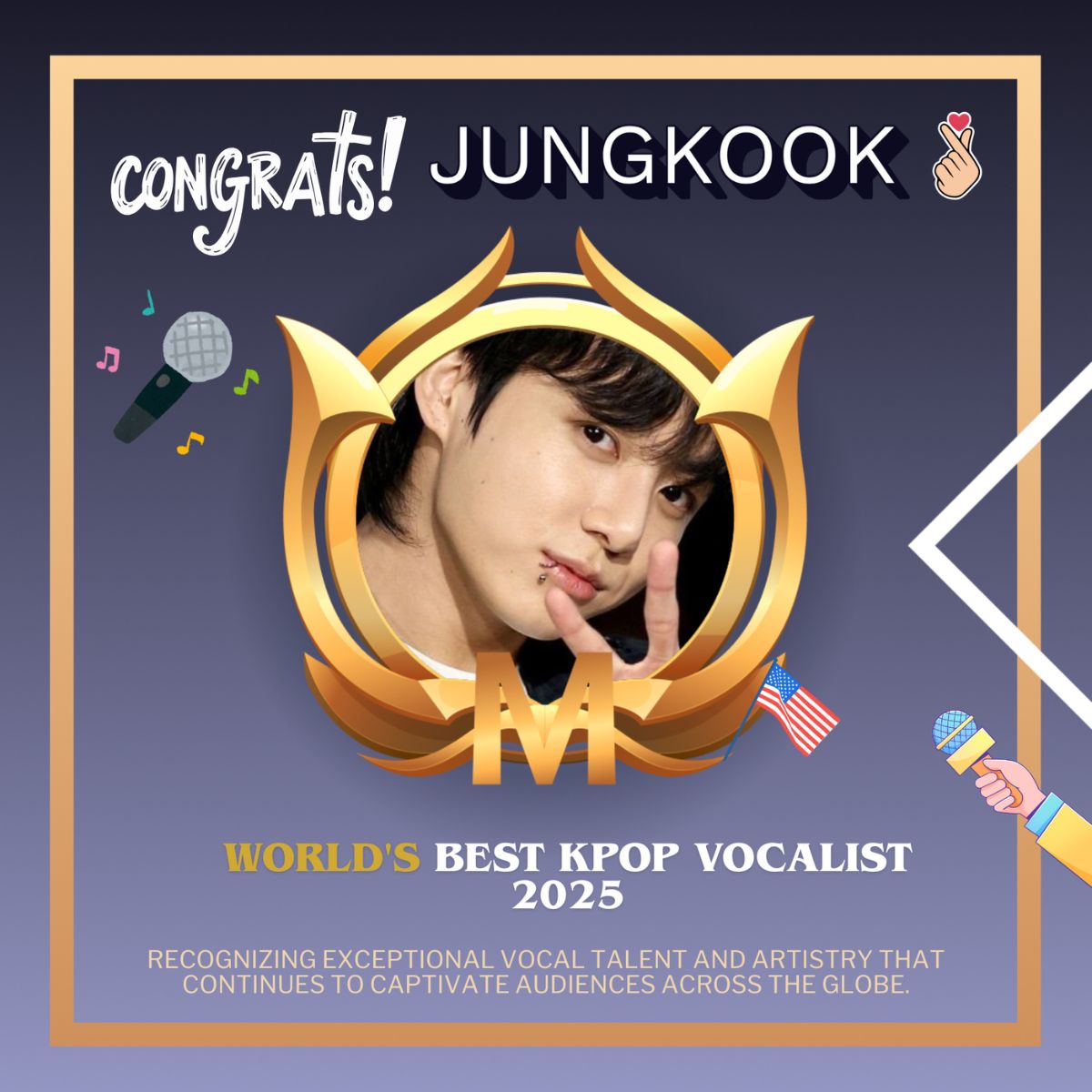 BTS’ Jungkook won Vocalist of the Year 2025 and is now the idol with the best vocals this year