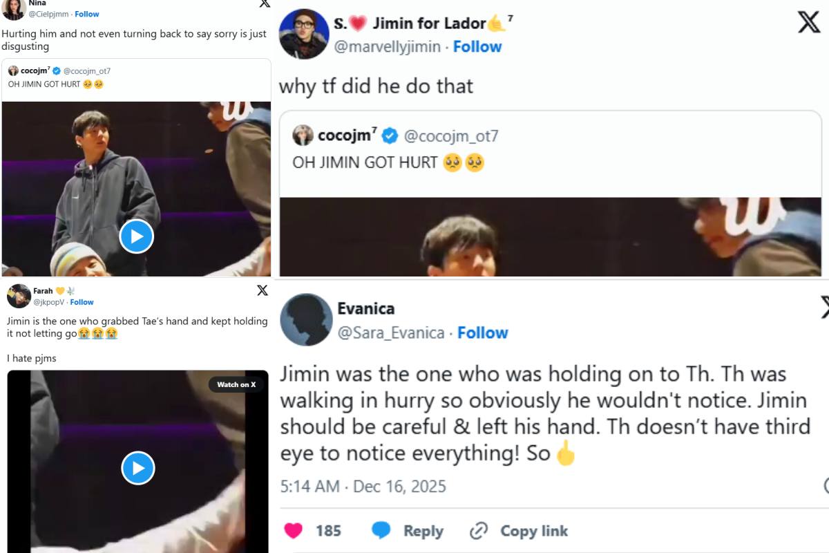 BTS’ V sparks controversy after seemingly hurting Jimin during a live stream BTS’ V sparks controversy after seemingly hurting Jimin during a live stream