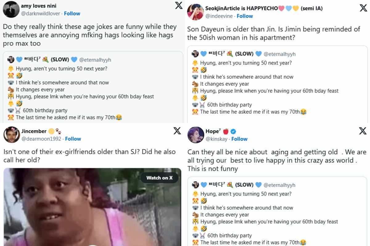 BTS age controversy against Jin resurfaces after December live-stream