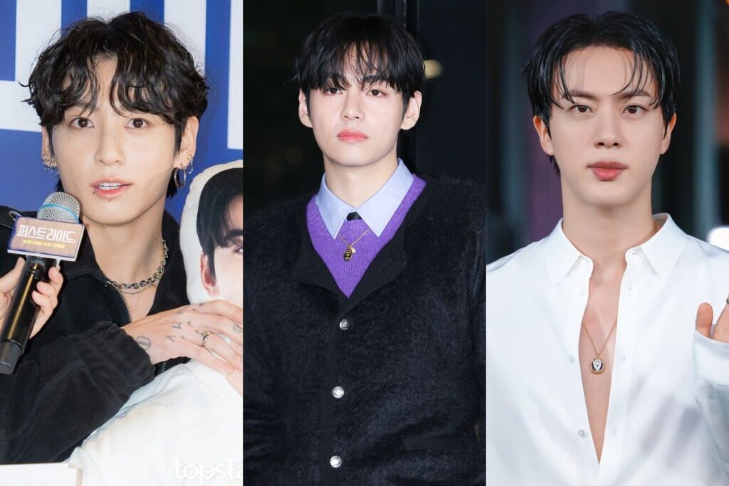 BTS Jungkook and V's flirty reaction when Jin said he would sleep between them